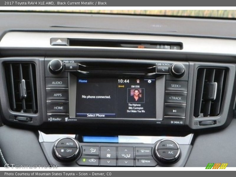 Black Current Metallic / Black 2017 Toyota RAV4 XLE AWD