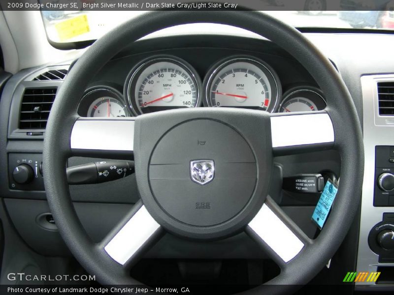 Bright Silver Metallic / Dark Slate Gray/Light Slate Gray 2009 Dodge Charger SE