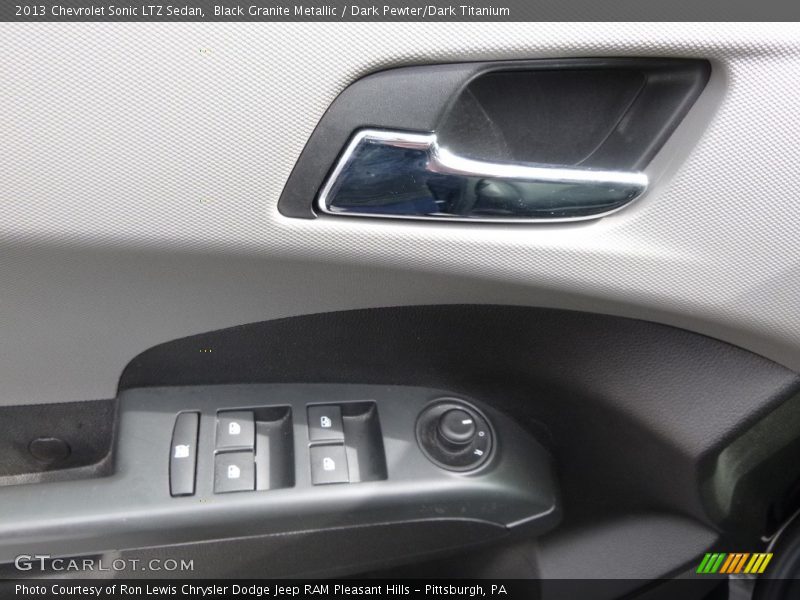 Black Granite Metallic / Dark Pewter/Dark Titanium 2013 Chevrolet Sonic LTZ Sedan