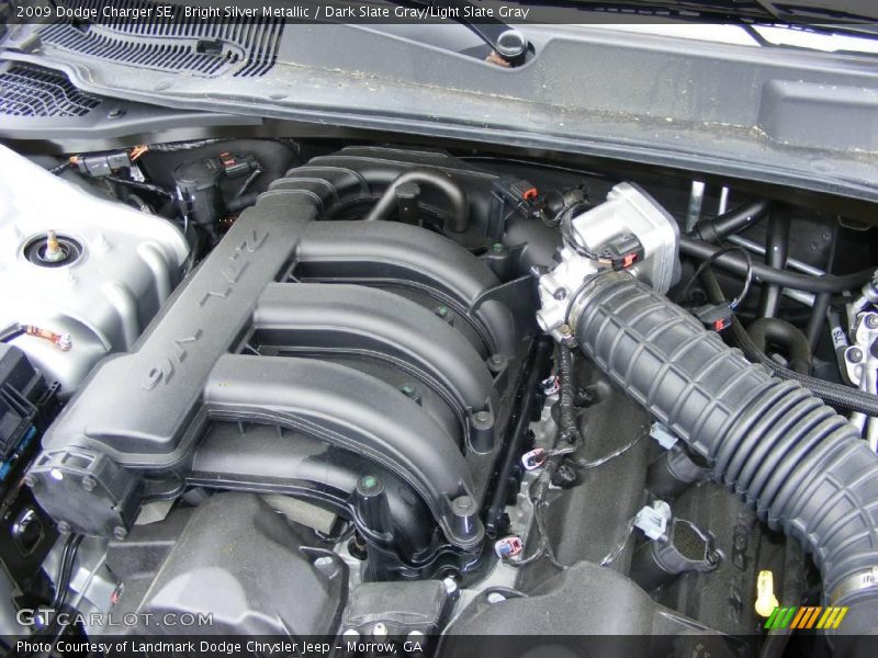 Bright Silver Metallic / Dark Slate Gray/Light Slate Gray 2009 Dodge Charger SE