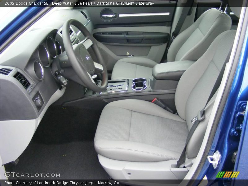 Deep Water Blue Pearl / Dark Slate Gray/Light Slate Gray 2009 Dodge Charger SE