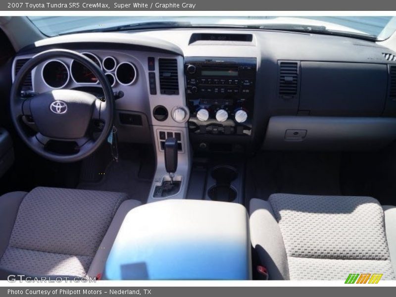 Super White / Graphite Gray 2007 Toyota Tundra SR5 CrewMax