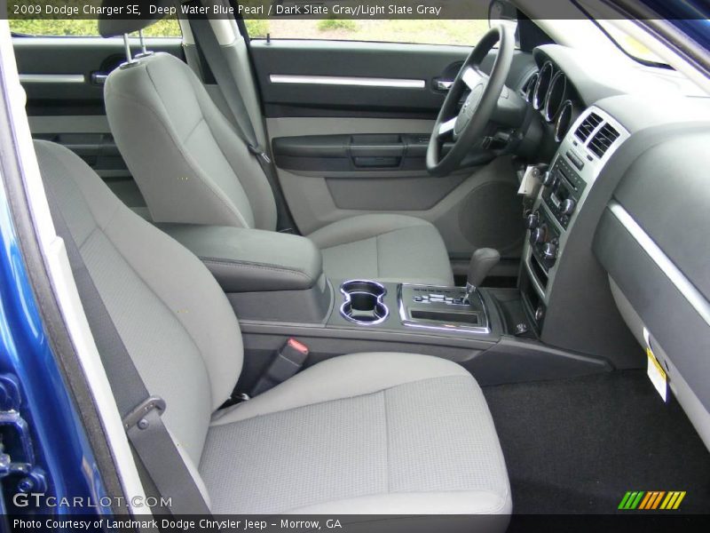 Deep Water Blue Pearl / Dark Slate Gray/Light Slate Gray 2009 Dodge Charger SE
