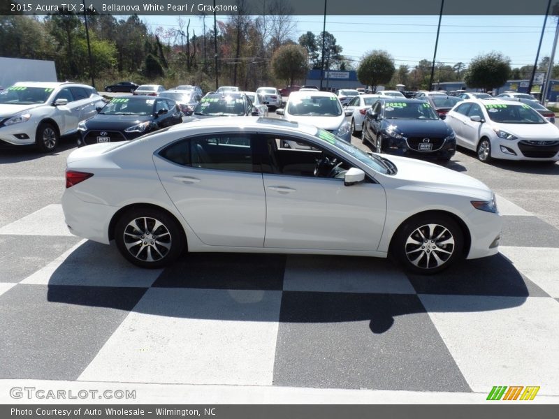 Bellanova White Pearl / Graystone 2015 Acura TLX 2.4