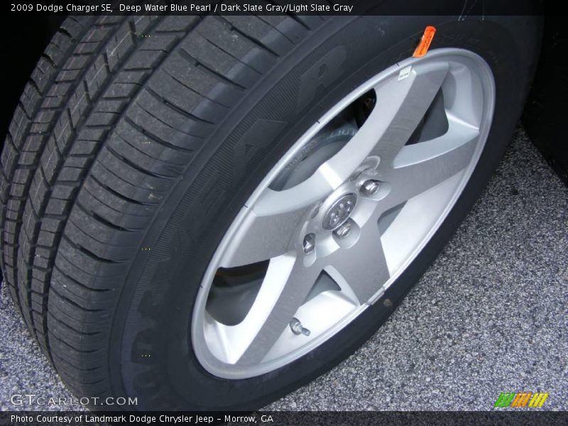 Deep Water Blue Pearl / Dark Slate Gray/Light Slate Gray 2009 Dodge Charger SE