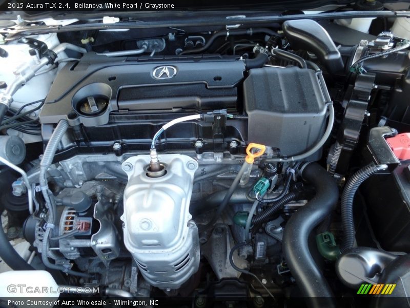 Bellanova White Pearl / Graystone 2015 Acura TLX 2.4