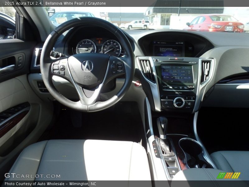 Bellanova White Pearl / Graystone 2015 Acura TLX 2.4