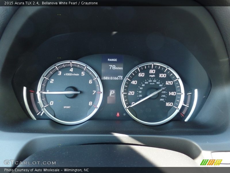 Bellanova White Pearl / Graystone 2015 Acura TLX 2.4