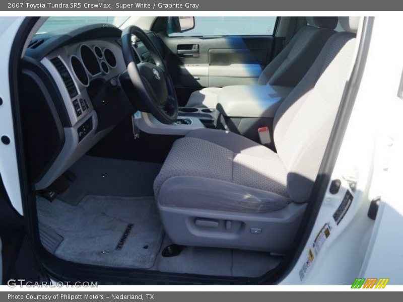Super White / Graphite Gray 2007 Toyota Tundra SR5 CrewMax