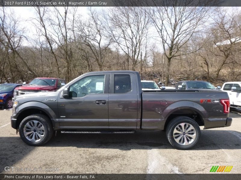 Magnetic / Earth Gray 2017 Ford F150 XL SuperCab 4x4