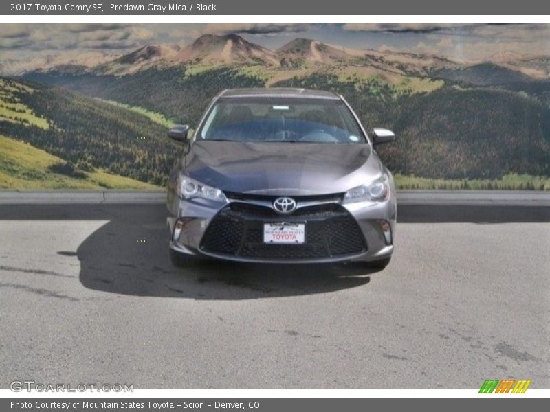 Predawn Gray Mica / Black 2017 Toyota Camry SE
