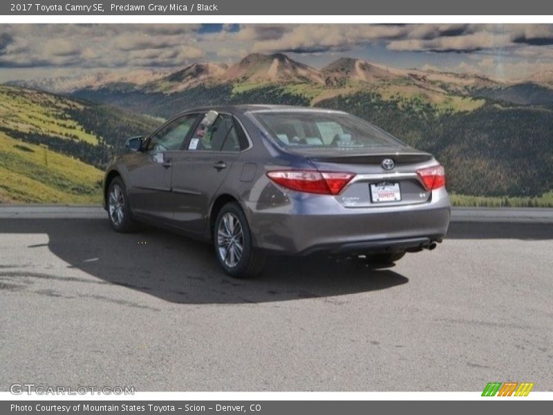 Predawn Gray Mica / Black 2017 Toyota Camry SE