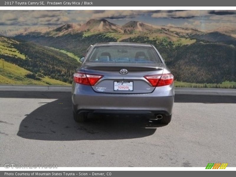 Predawn Gray Mica / Black 2017 Toyota Camry SE