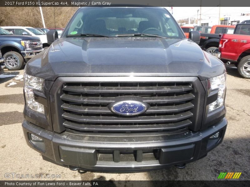 Magnetic / Earth Gray 2017 Ford F150 XL SuperCab 4x4