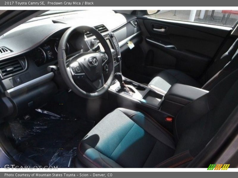 Predawn Gray Mica / Black 2017 Toyota Camry SE