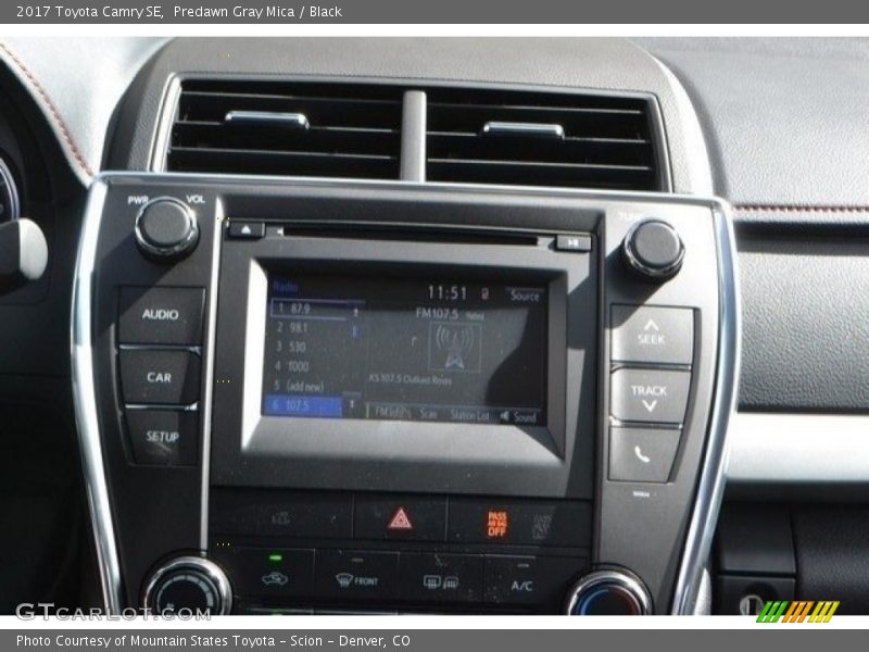 Predawn Gray Mica / Black 2017 Toyota Camry SE