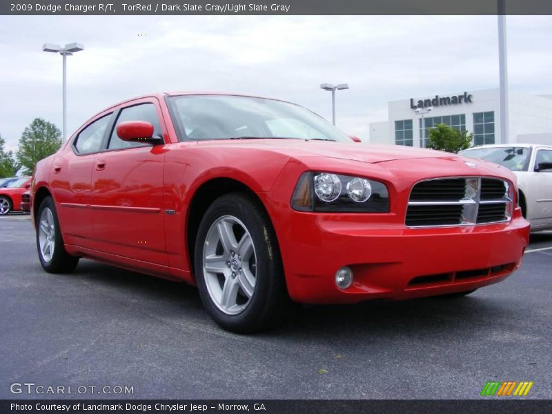 TorRed / Dark Slate Gray/Light Slate Gray 2009 Dodge Charger R/T
