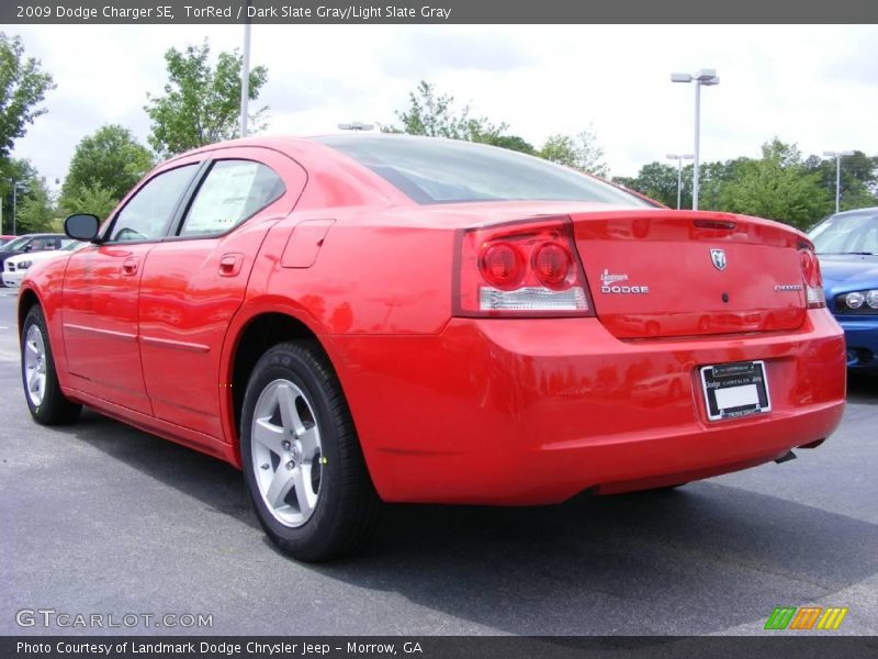 TorRed / Dark Slate Gray/Light Slate Gray 2009 Dodge Charger SE