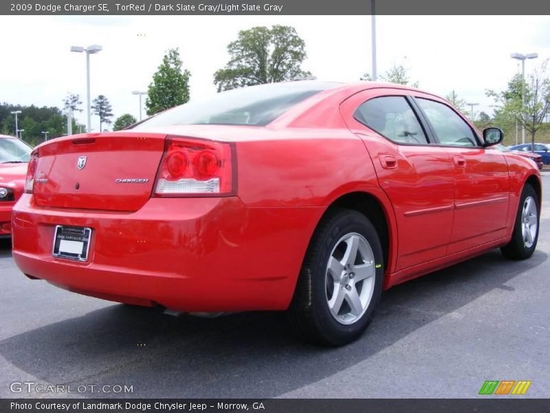 TorRed / Dark Slate Gray/Light Slate Gray 2009 Dodge Charger SE