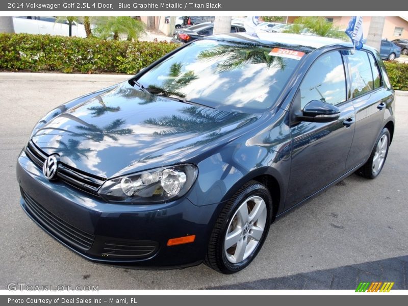 Blue Graphite Metallic / Titan Black 2014 Volkswagen Golf 2.5L 4 Door