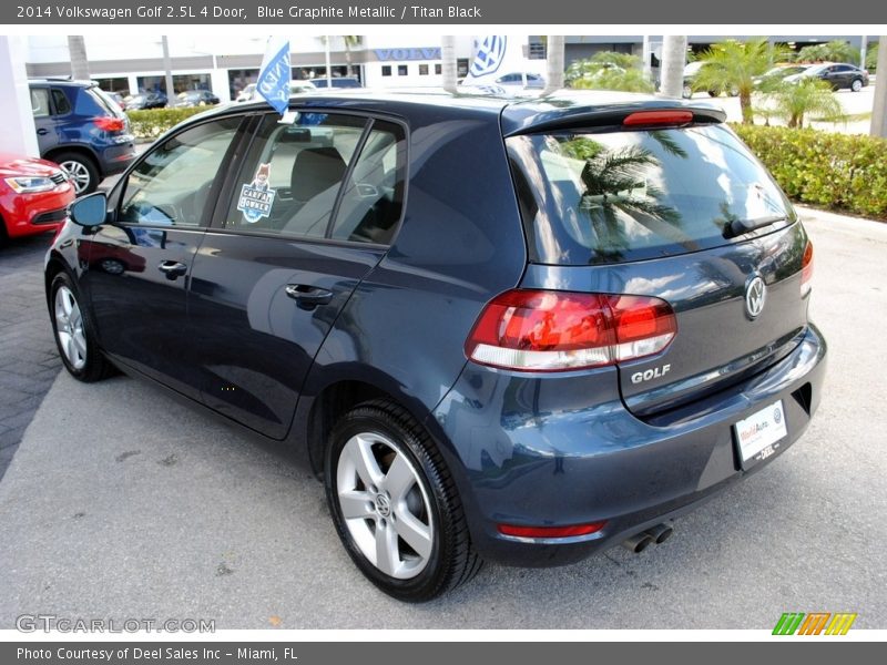 Blue Graphite Metallic / Titan Black 2014 Volkswagen Golf 2.5L 4 Door