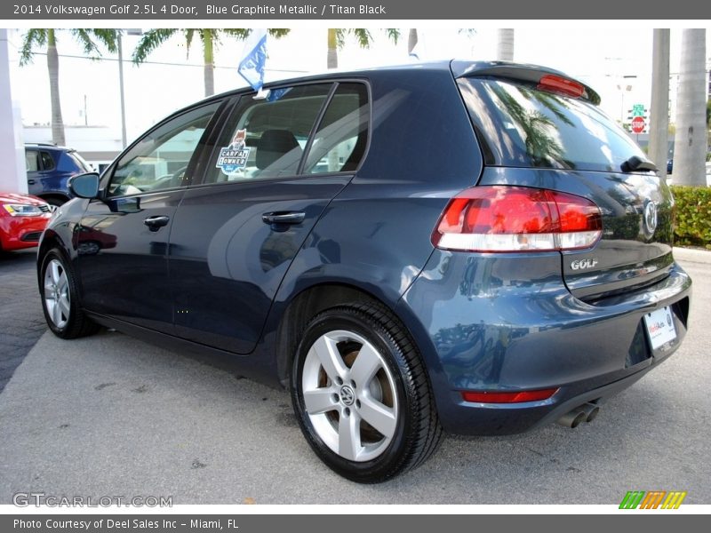 Blue Graphite Metallic / Titan Black 2014 Volkswagen Golf 2.5L 4 Door