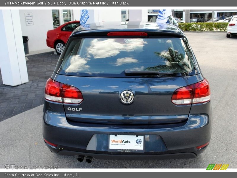 Blue Graphite Metallic / Titan Black 2014 Volkswagen Golf 2.5L 4 Door