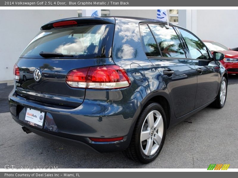 Blue Graphite Metallic / Titan Black 2014 Volkswagen Golf 2.5L 4 Door