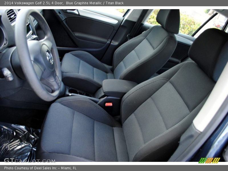 Blue Graphite Metallic / Titan Black 2014 Volkswagen Golf 2.5L 4 Door
