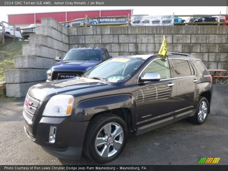 Ashen Gray Metallic / Jet Black 2014 GMC Terrain SLE AWD