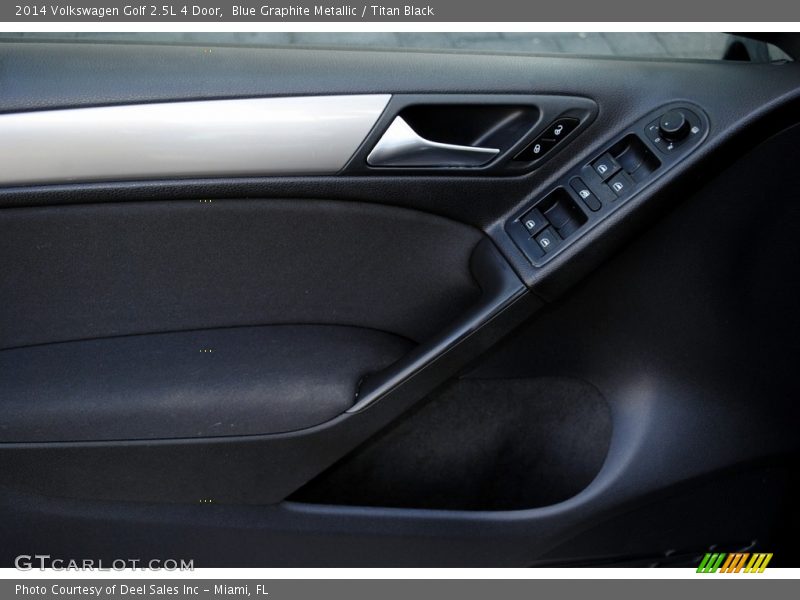 Blue Graphite Metallic / Titan Black 2014 Volkswagen Golf 2.5L 4 Door