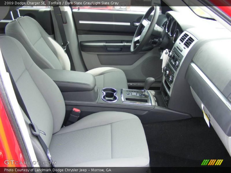 TorRed / Dark Slate Gray/Light Slate Gray 2009 Dodge Charger SE
