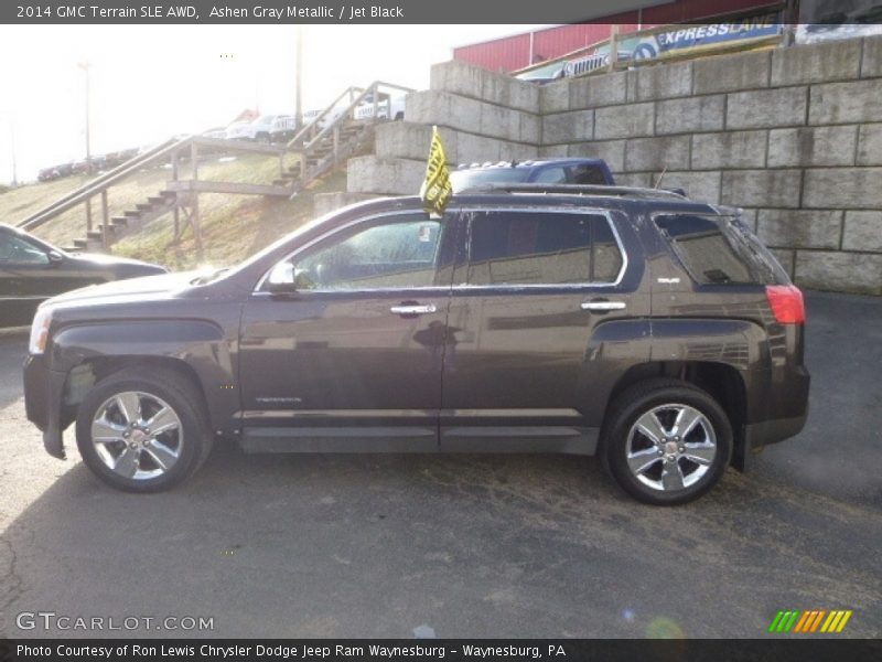 Ashen Gray Metallic / Jet Black 2014 GMC Terrain SLE AWD