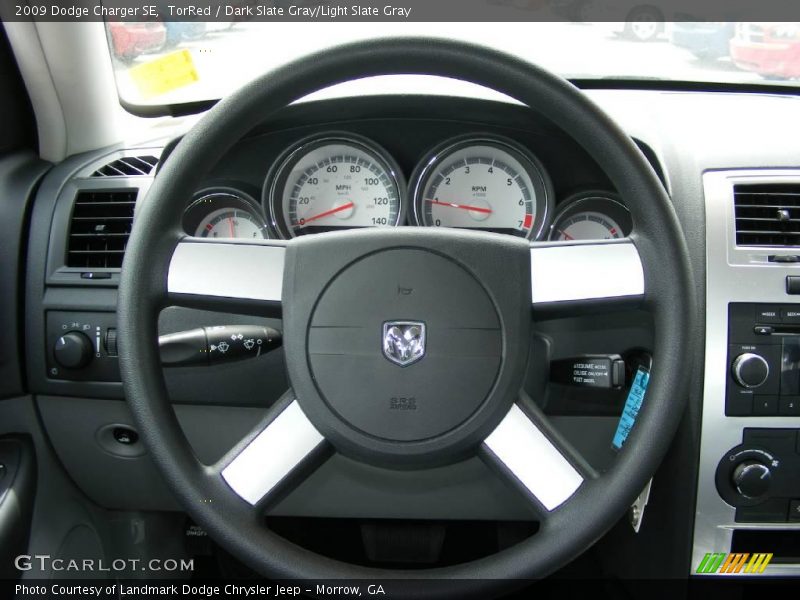 TorRed / Dark Slate Gray/Light Slate Gray 2009 Dodge Charger SE