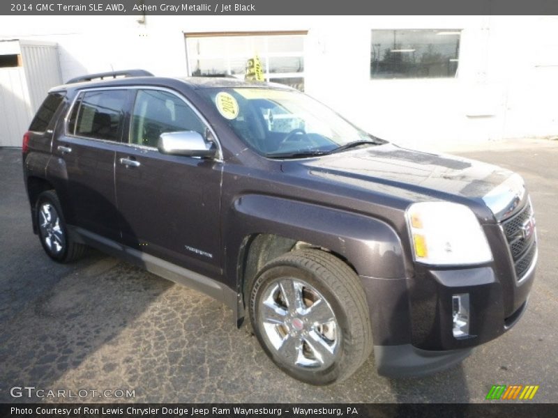 Ashen Gray Metallic / Jet Black 2014 GMC Terrain SLE AWD