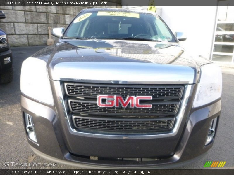 Ashen Gray Metallic / Jet Black 2014 GMC Terrain SLE AWD