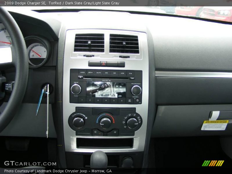 TorRed / Dark Slate Gray/Light Slate Gray 2009 Dodge Charger SE