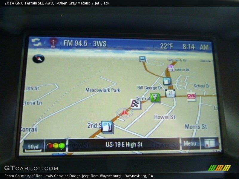 Ashen Gray Metallic / Jet Black 2014 GMC Terrain SLE AWD