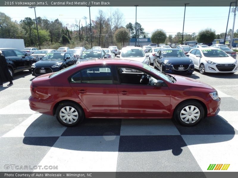 Cardinal Red Metallic / Titan Black 2016 Volkswagen Jetta S