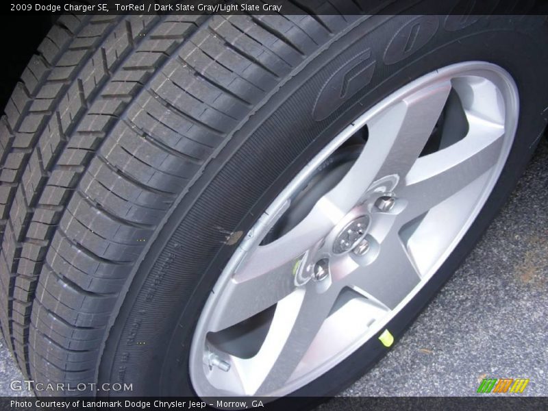 TorRed / Dark Slate Gray/Light Slate Gray 2009 Dodge Charger SE