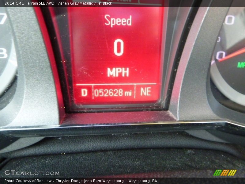 Ashen Gray Metallic / Jet Black 2014 GMC Terrain SLE AWD