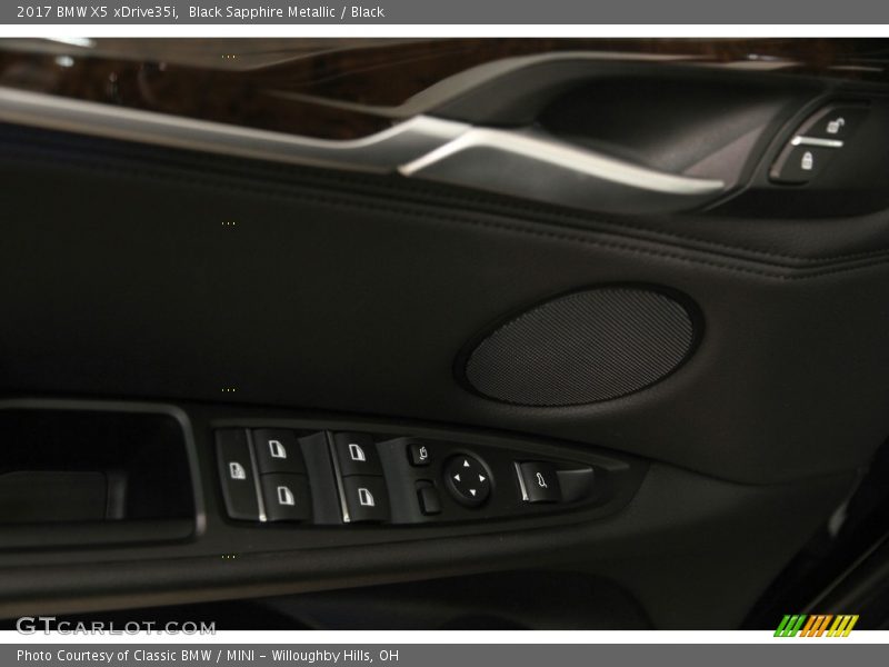 Black Sapphire Metallic / Black 2017 BMW X5 xDrive35i