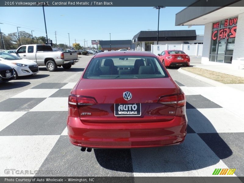 Cardinal Red Metallic / Titan Black 2016 Volkswagen Jetta S