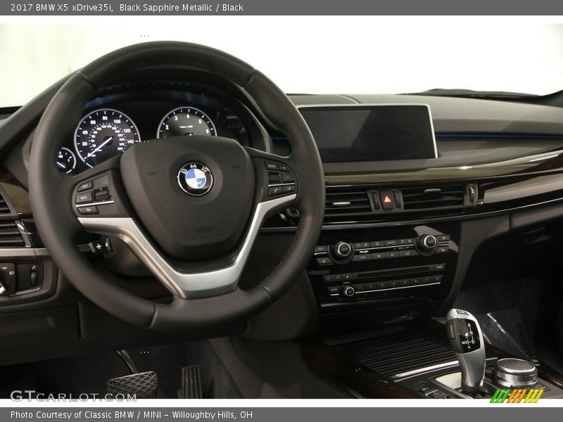 Black Sapphire Metallic / Black 2017 BMW X5 xDrive35i
