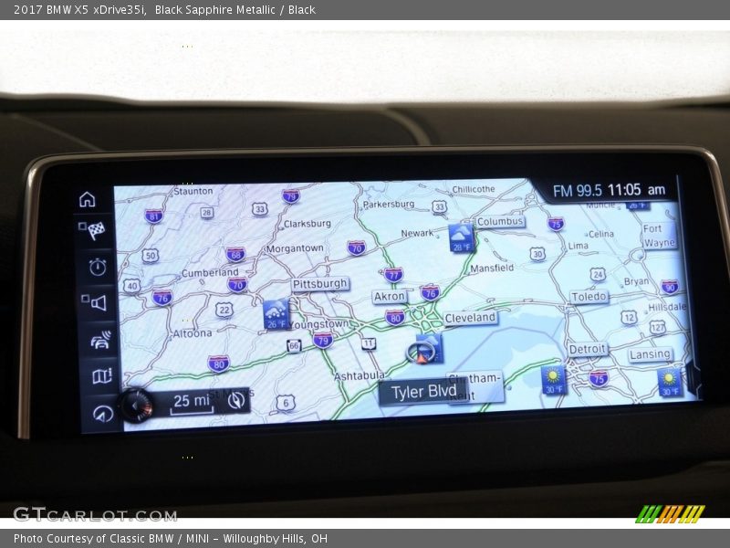 Black Sapphire Metallic / Black 2017 BMW X5 xDrive35i