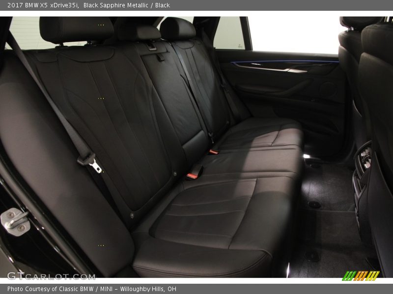 Black Sapphire Metallic / Black 2017 BMW X5 xDrive35i