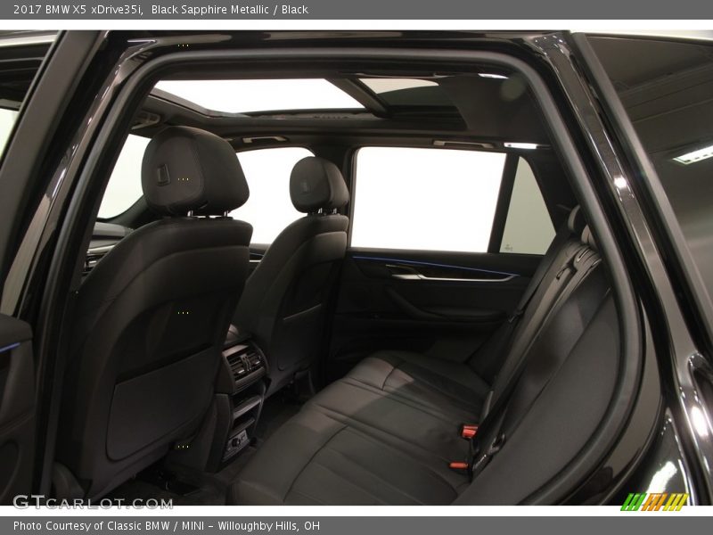 Black Sapphire Metallic / Black 2017 BMW X5 xDrive35i