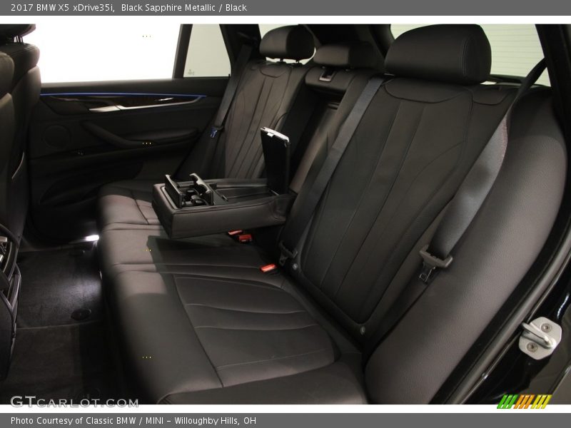 Black Sapphire Metallic / Black 2017 BMW X5 xDrive35i