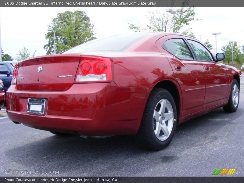 Inferno Red Crystal Pearl / Dark Slate Gray/Light Slate Gray 2009 Dodge Charger SE