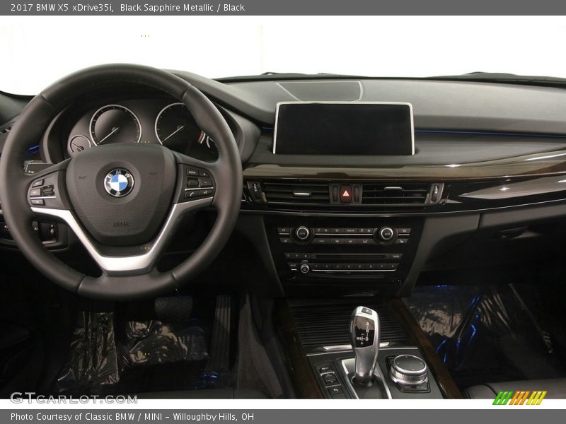 Black Sapphire Metallic / Black 2017 BMW X5 xDrive35i